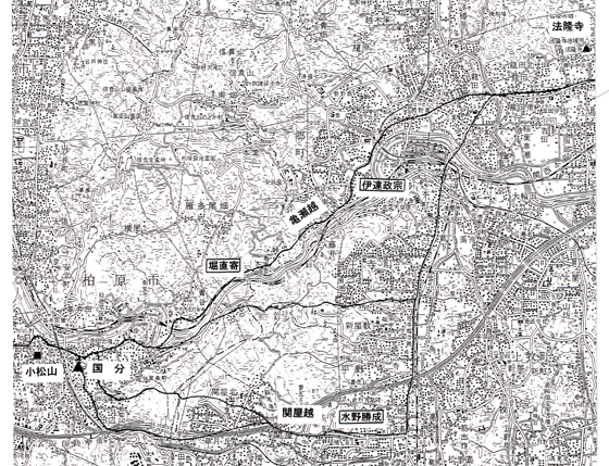 徳川方の進路図